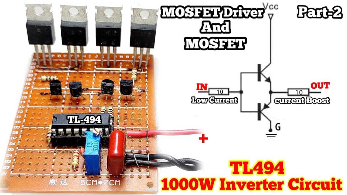inverter schematic diagram 12vdc 220vac 1000w