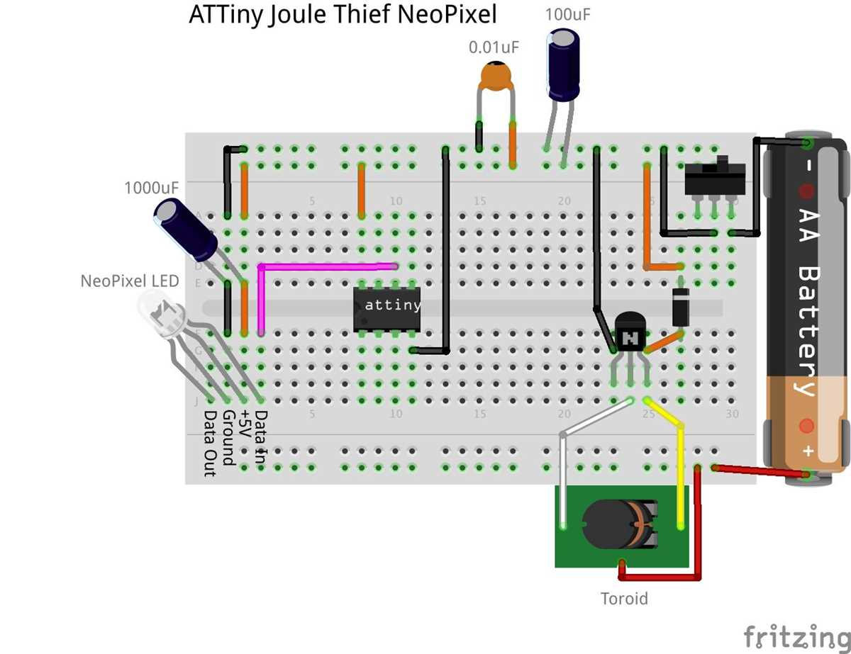 joule thief circuit diagram