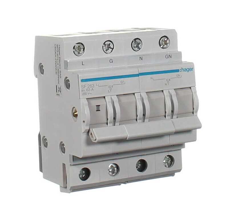 2 pole changeover switch wiring diagram