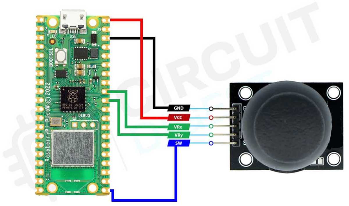 joystick circuit diagram