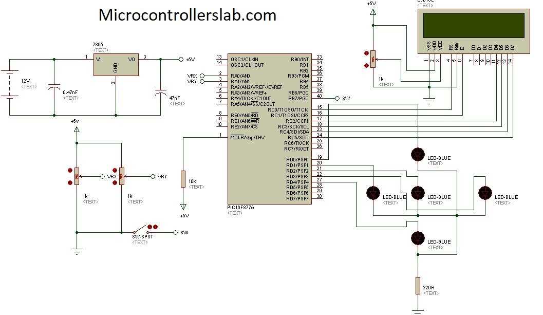joystick module circuit diagram joystick module circuit diagram