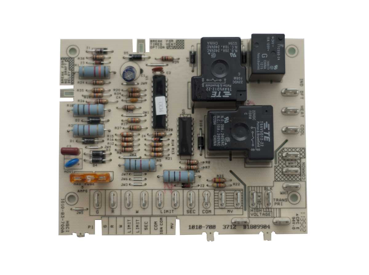 furnace control board wiring diagram