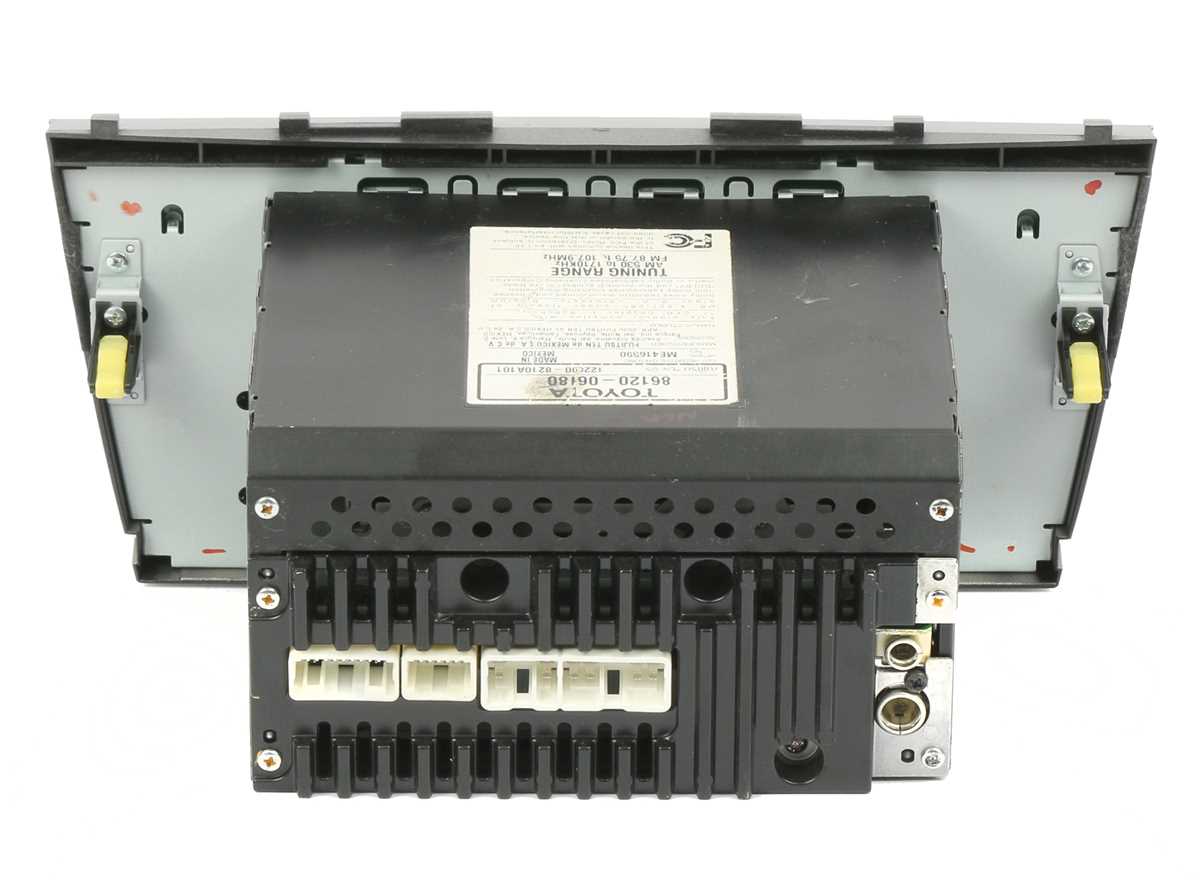 toyota camry radio wiring diagram