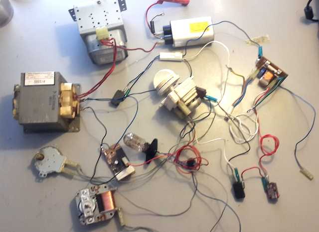 microwave oven circuit diagram