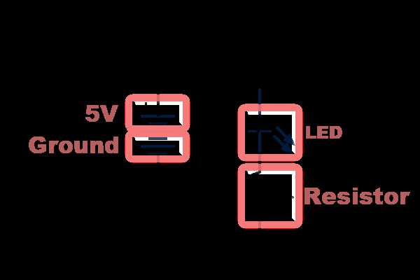 1 draw the schematic diagram of the blinking led