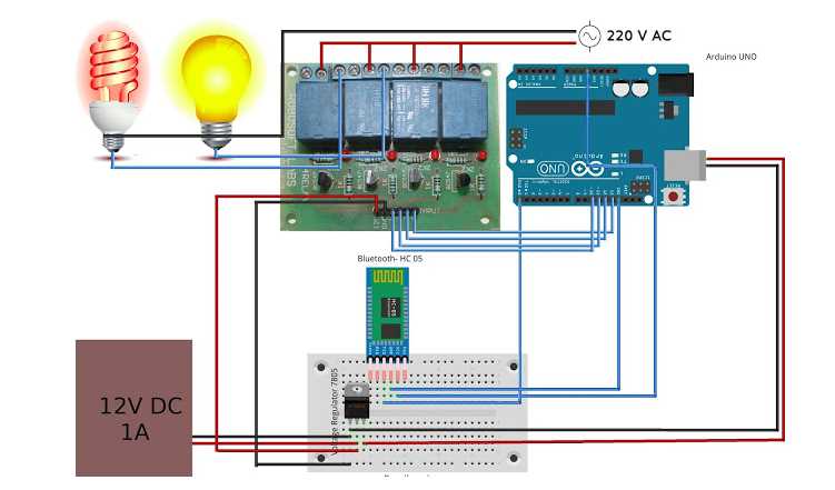 smart led bulb circuit diagram