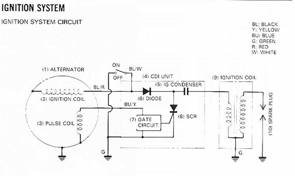 electronic ignition circuit diagram