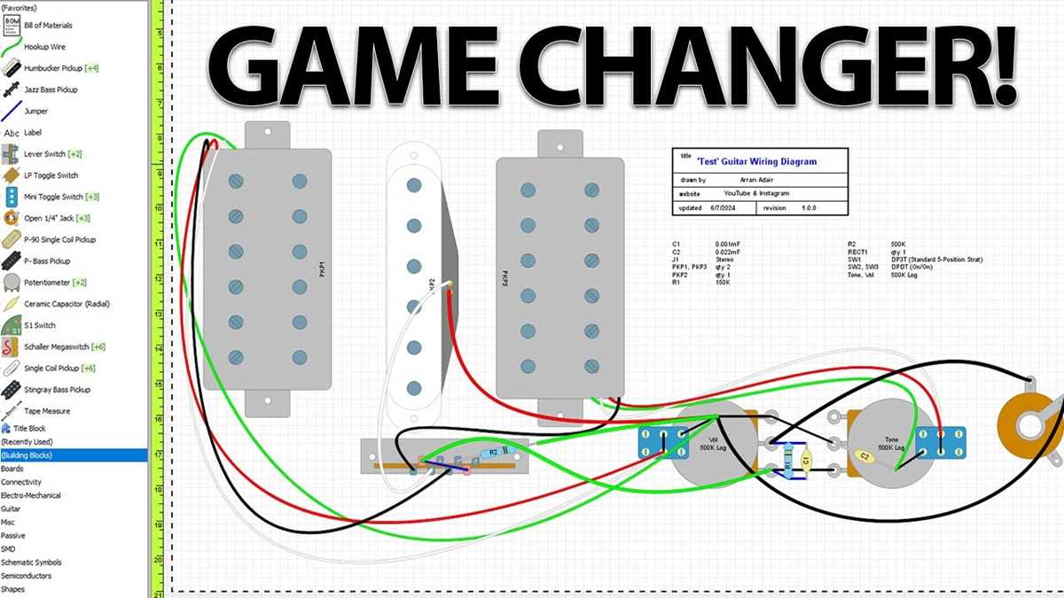 electric guitar wiring diagrams and schematics