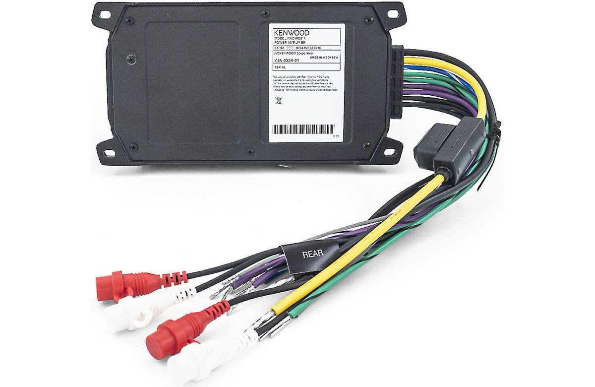 kenwood kac m1814 wiring diagram