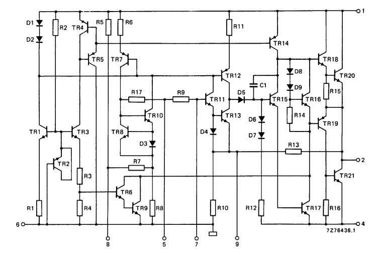 tda2611a amplifier circuit diagram