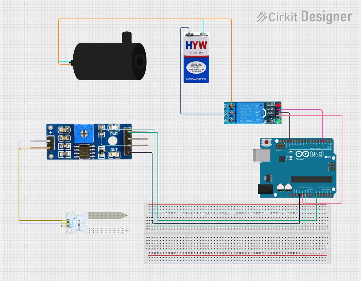 automatic irrigation system using soil moisture sensor circuit diagram