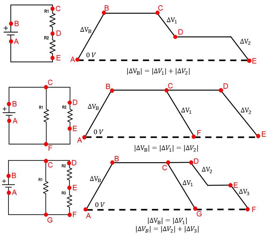 kirchoffs laws schematic diagram