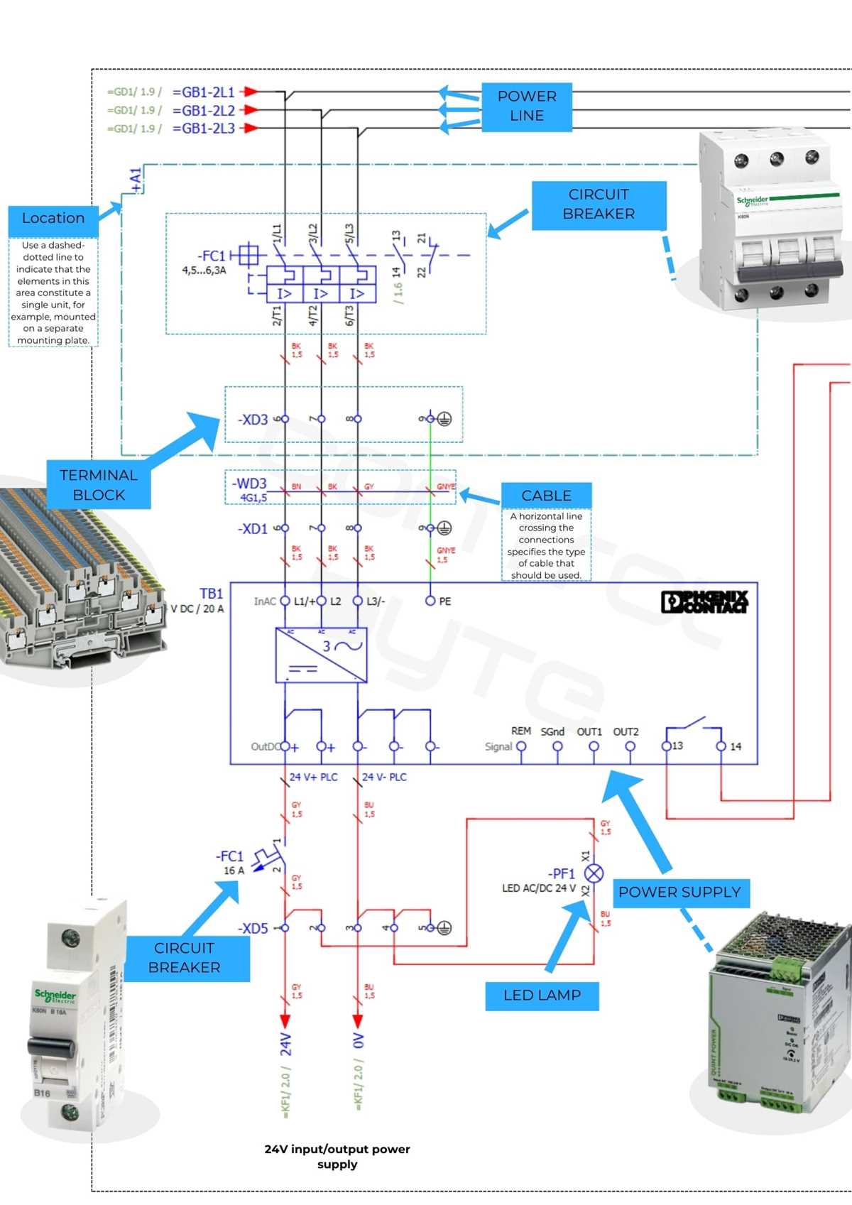 wire schematic diagram