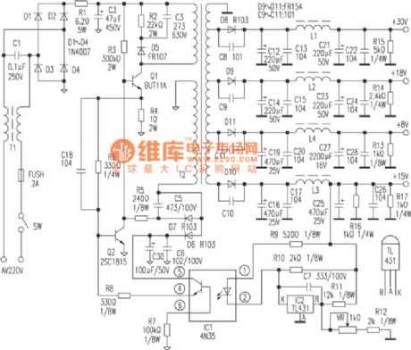 sakura 735 amplifier schematic diagram
