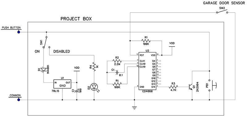 automatic door opener circuit diagram automatic door opener circuit diagram