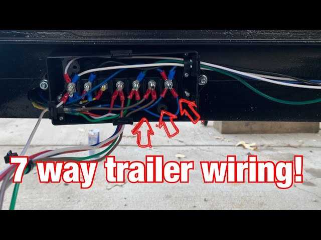 7 way trailer junction box wiring diagram
