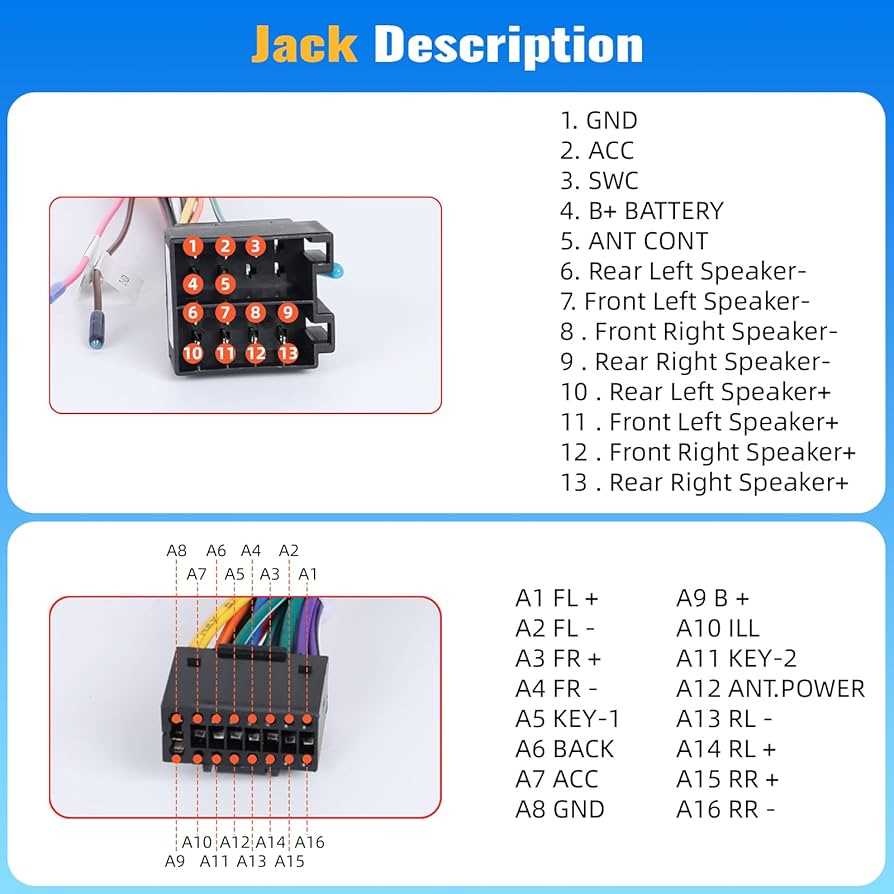 16 pin iso wiring diagram