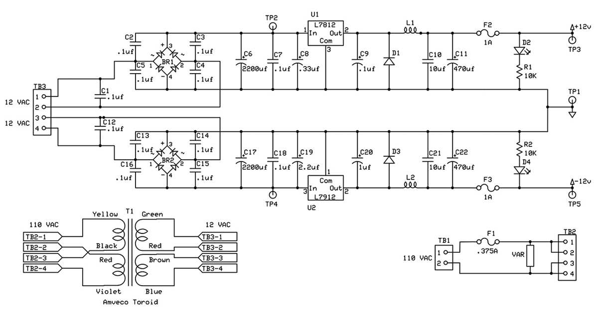headphone amp circuit diagram