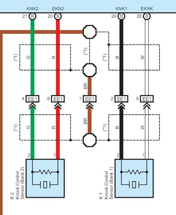 knock sensor wiring harness diagram