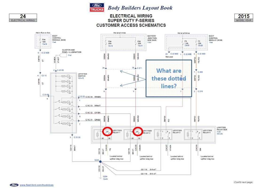2011 ford f350 upfitter switch wiring diagram