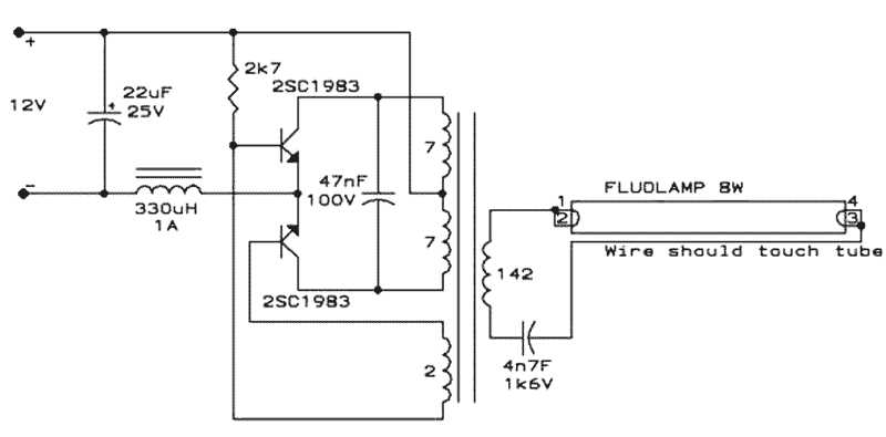 lamp diagram on schematic