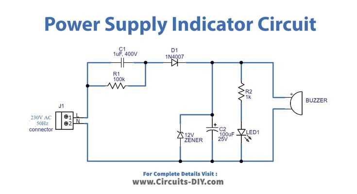 power failure alarm circuit diagram