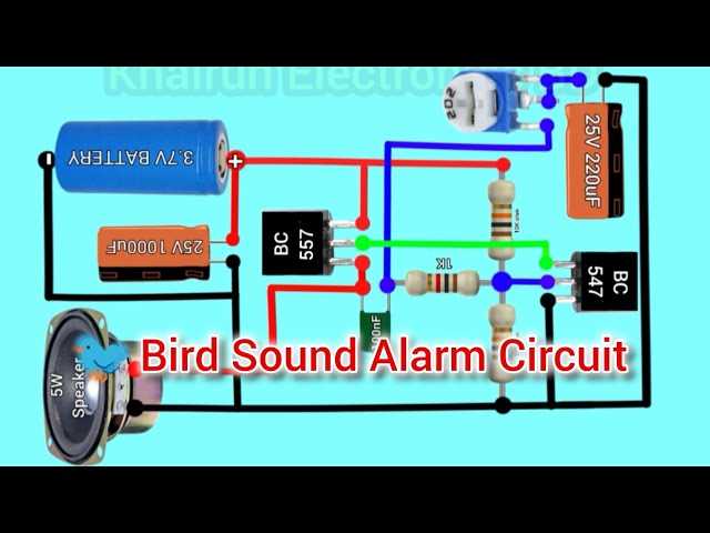 bird sound circuit diagram