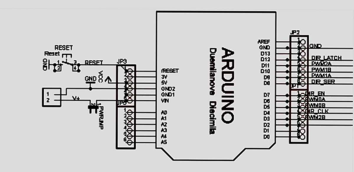 l293d motor driver circuit diagram arduino