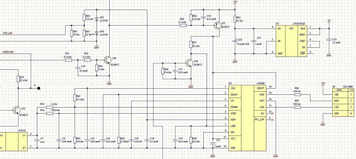 l6599ad circuit diagram
