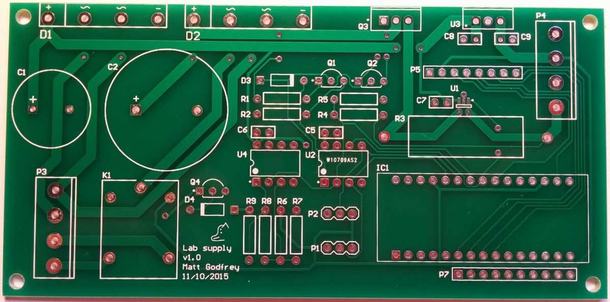 lab bench power supply circuit diagram