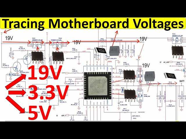 laptop motherboard power supply circuit diagram