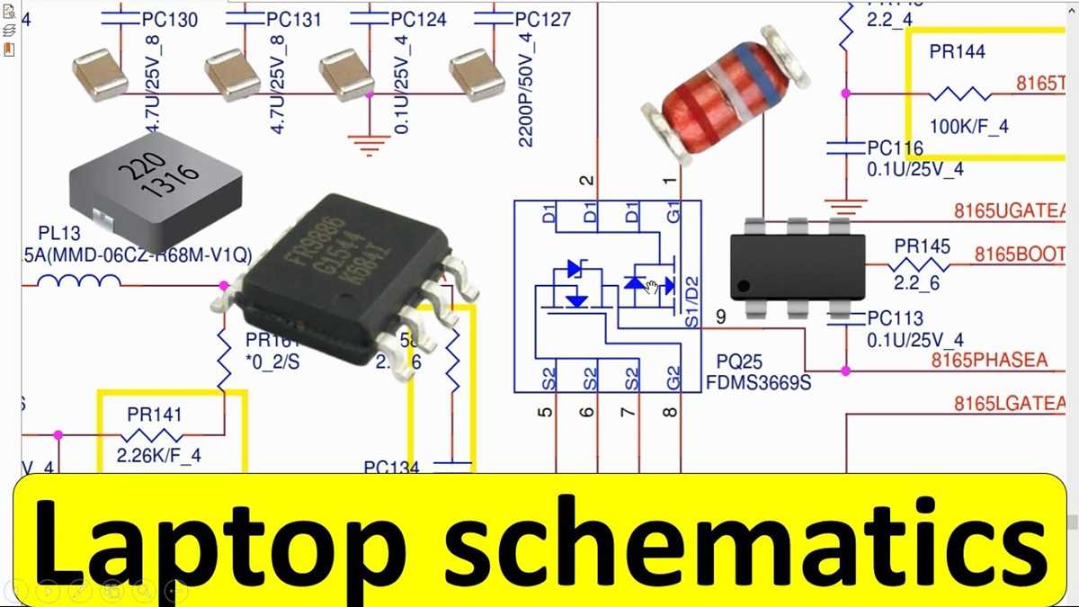 laptop motherboard schematic diagram for repairs