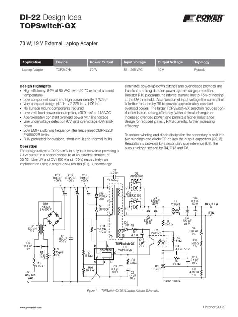 laptop power supply schematic diagram