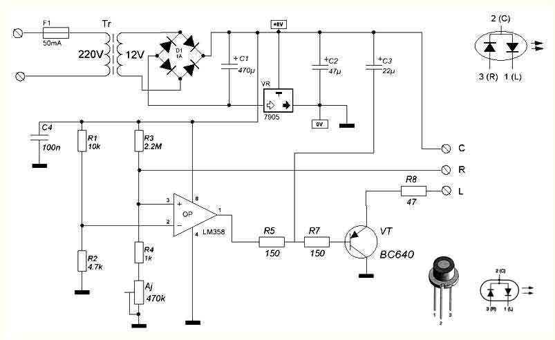 laser pointer schematic diagram
