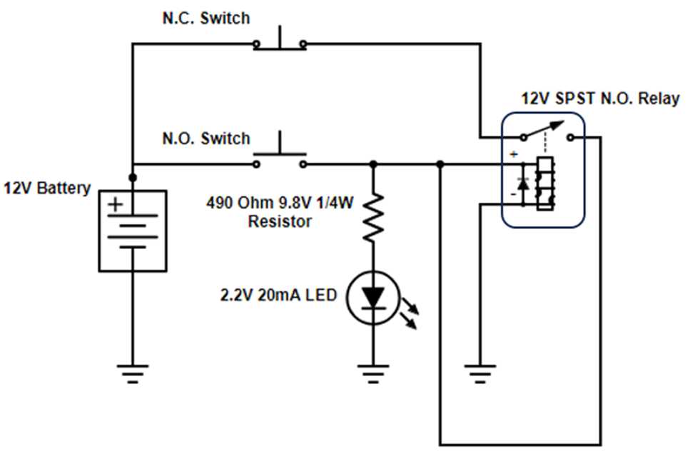 latching relay circuit wiring diagram latching relay circuit wiring diagram