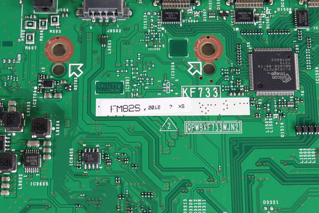 sharp tv circuit board diagram