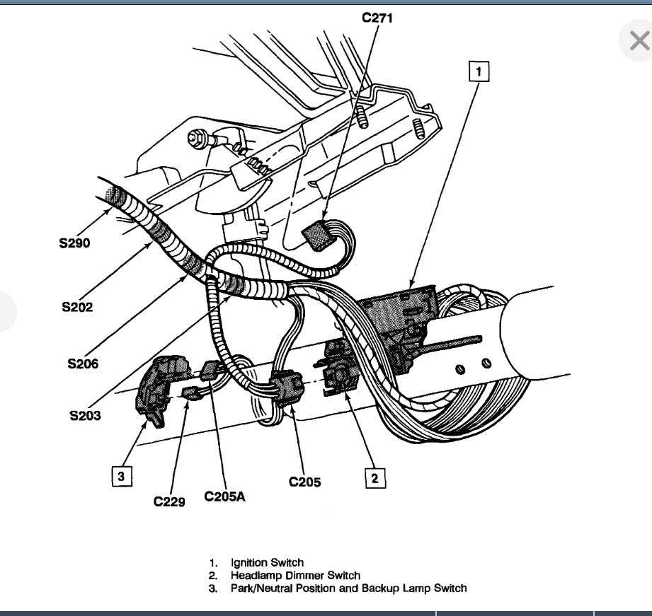1993 chevy truck ignition switch wiring diagram