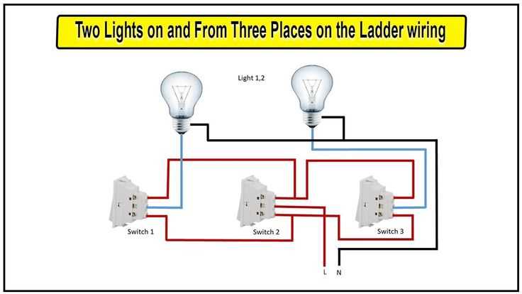 2 way switch wiring diagram multiple lights