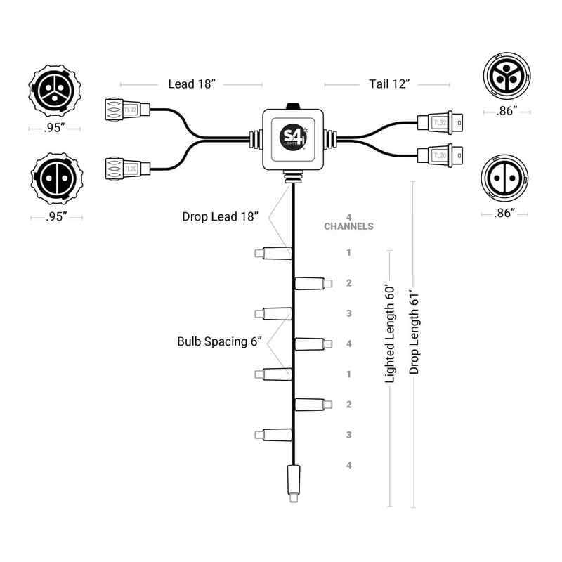 led christmas lights schematic diagram