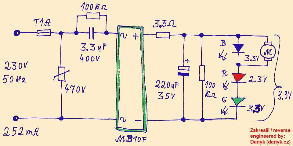 led disco light circuit diagram