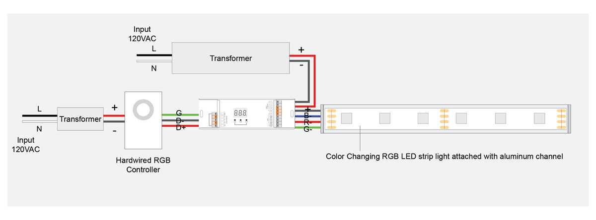 led light strip circuit diagram