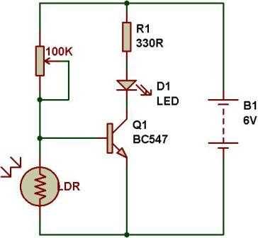 led night light circuit diagram