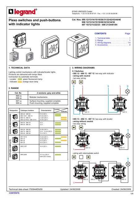 legrand switches wiring diagram