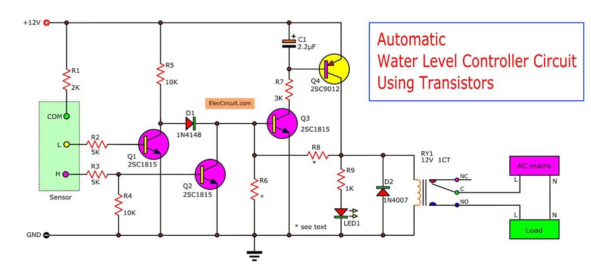 level controller circuit diagram level controller circuit diagram
