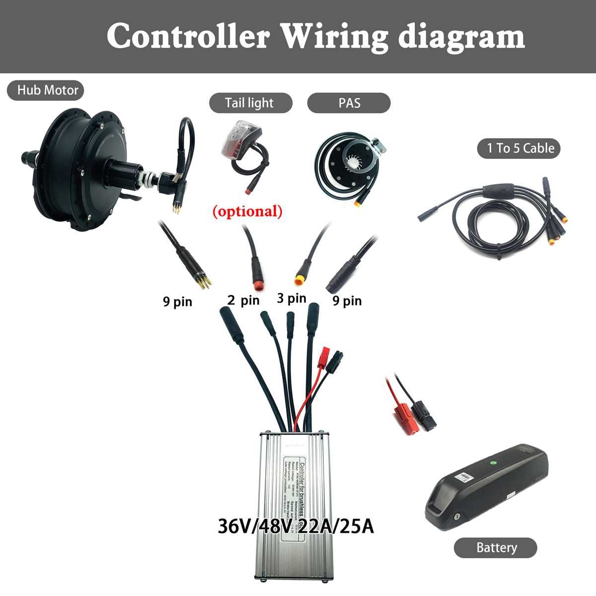 48v ebike controller wiring diagram