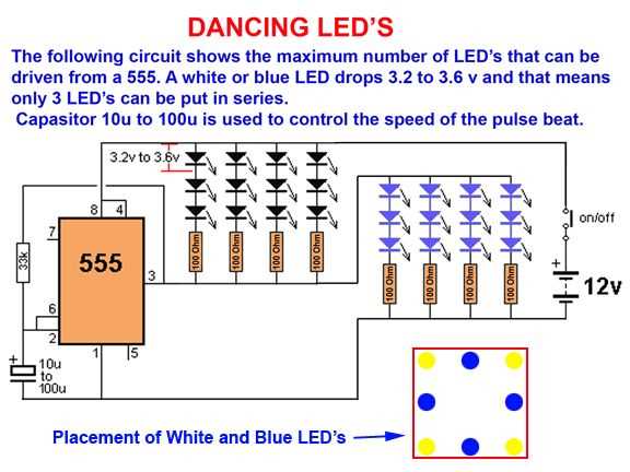 led disco light circuit diagram
