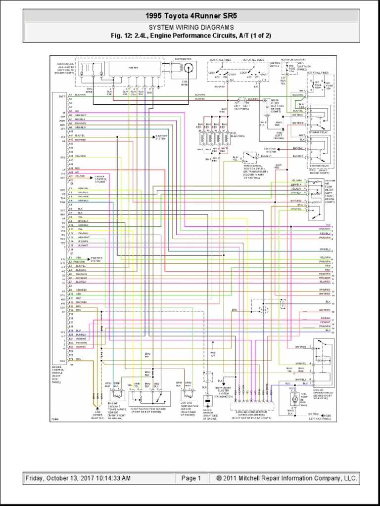 1990 toyota 4runner radio wiring diagram