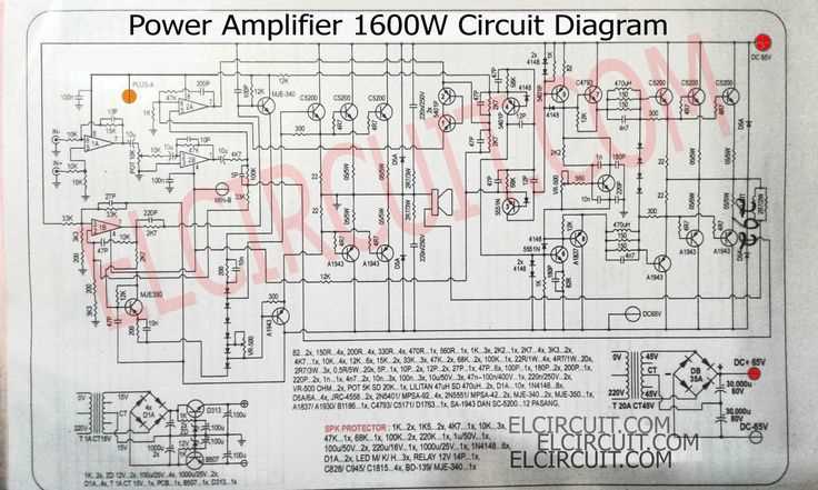 10000 watts power amplifier schematic diagram