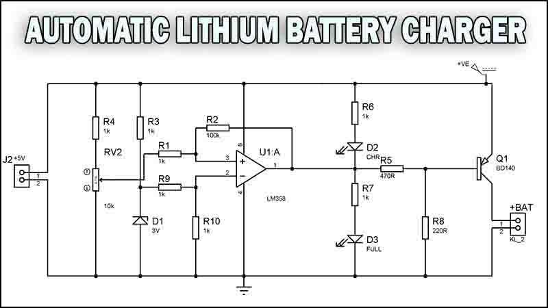 li ion battery schematic diagram