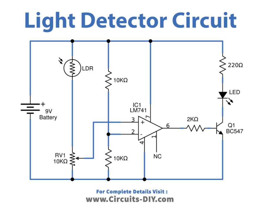 lie detector circuit diagram